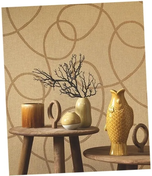 warm yellow abstract wallpaper